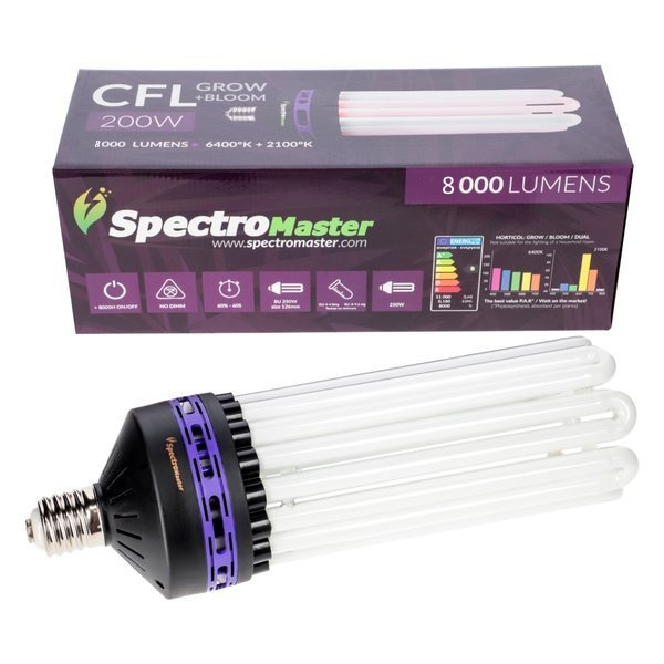 Lampa CFL 200W Spectromaster - 6U - 2100+6400K Dual