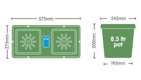 Zestaw Easy2Grow 8x8,5L