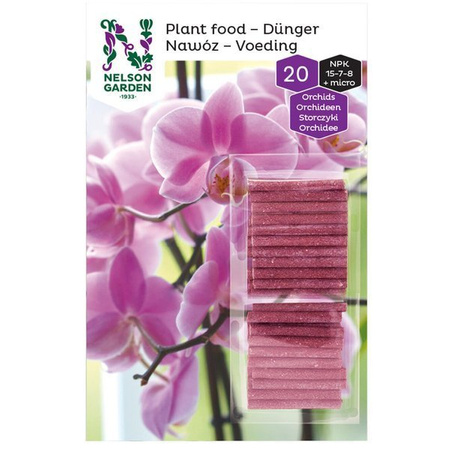 Plant food spikes for orchids, 20 pcs.