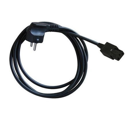 Cable with EU plug + IEC connector (female) 2m